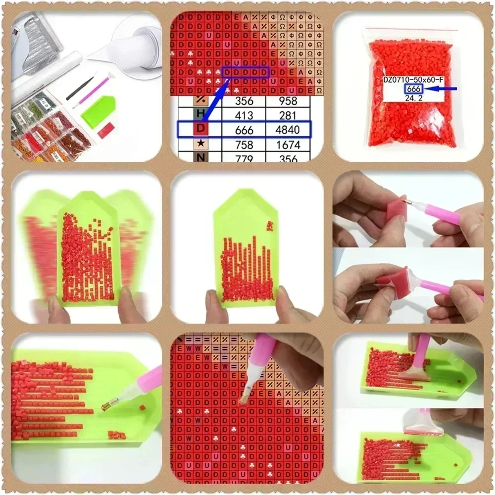 لوحة فنية ماسية خماسية الأبعاد - مراجعة Resin Art Equipment وسعره